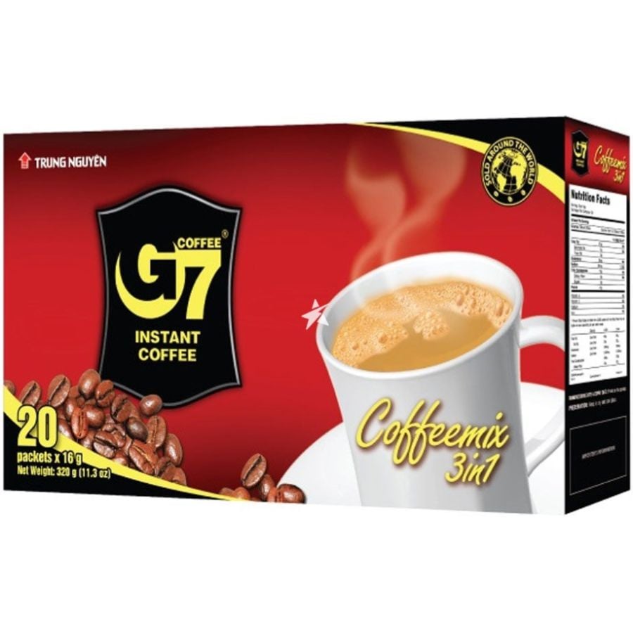 Trung Nguyen G7 Gourmet café instantané 3 en 1, 20 sachets