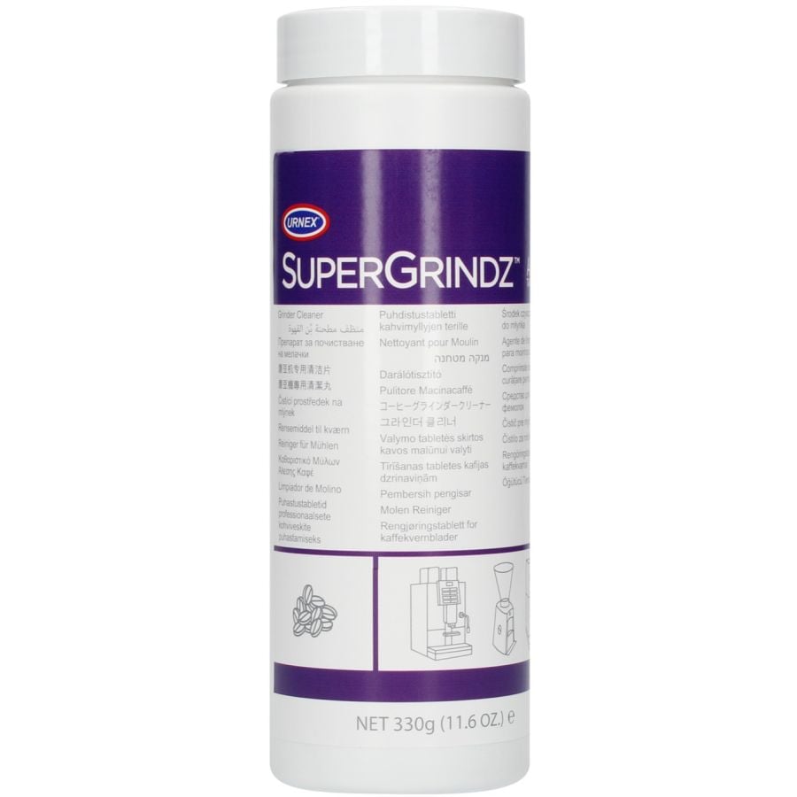 Urnex SuperGrindz Pastilles de nettoyage pour moulin à café 330 g