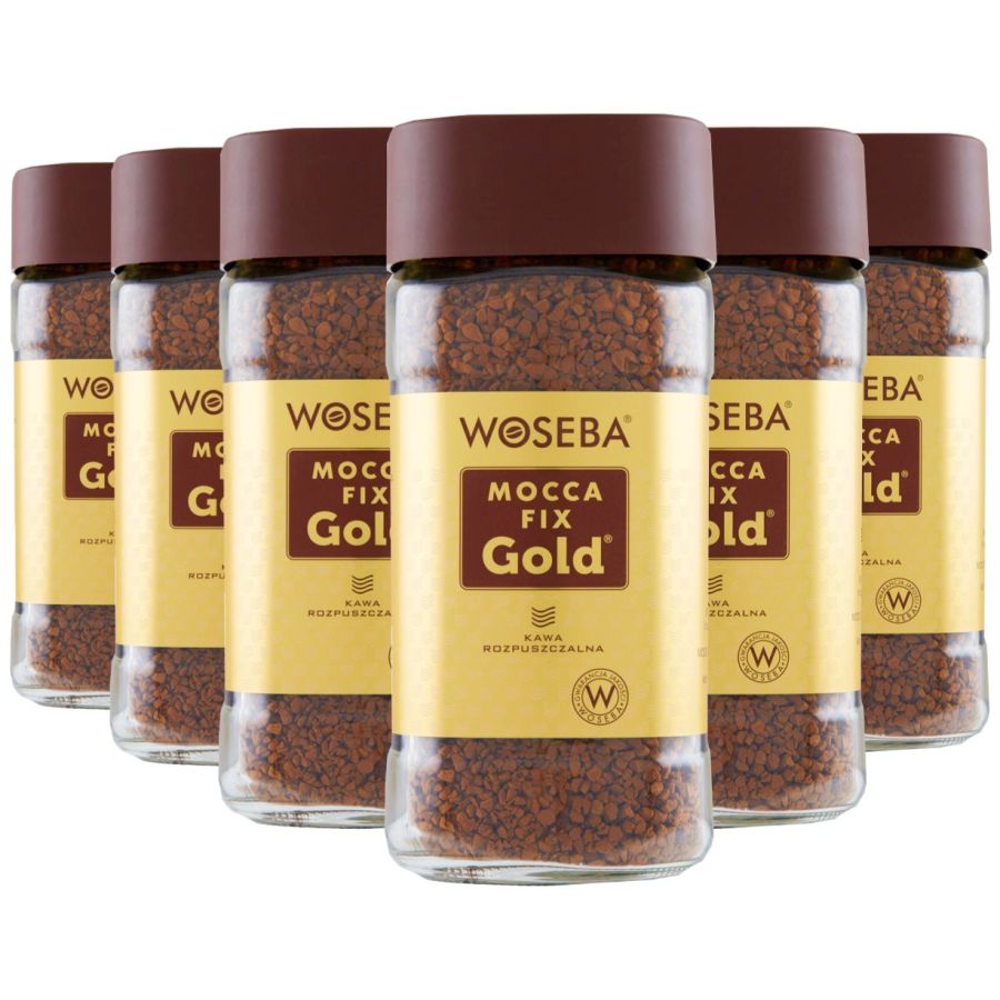 Woseba Mocca Fix Gold Instant Coffee 6 x 100 g