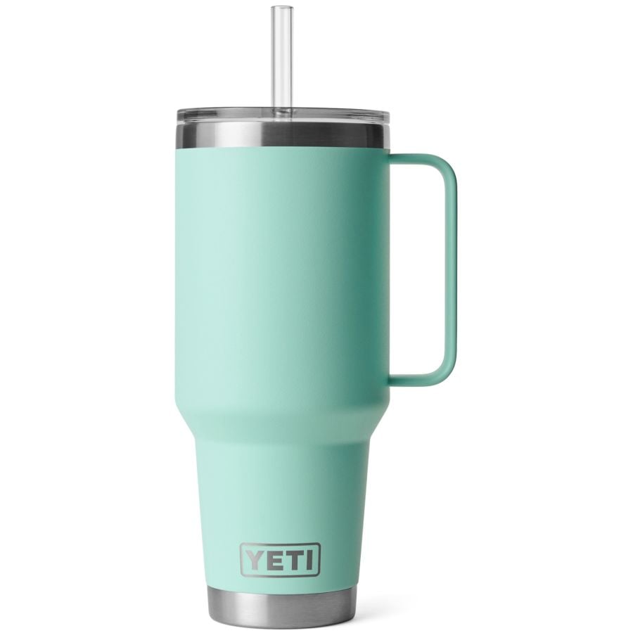Yeti Rambler Straw Mug geïsoleerde reisbeker 1 l, Seafoam