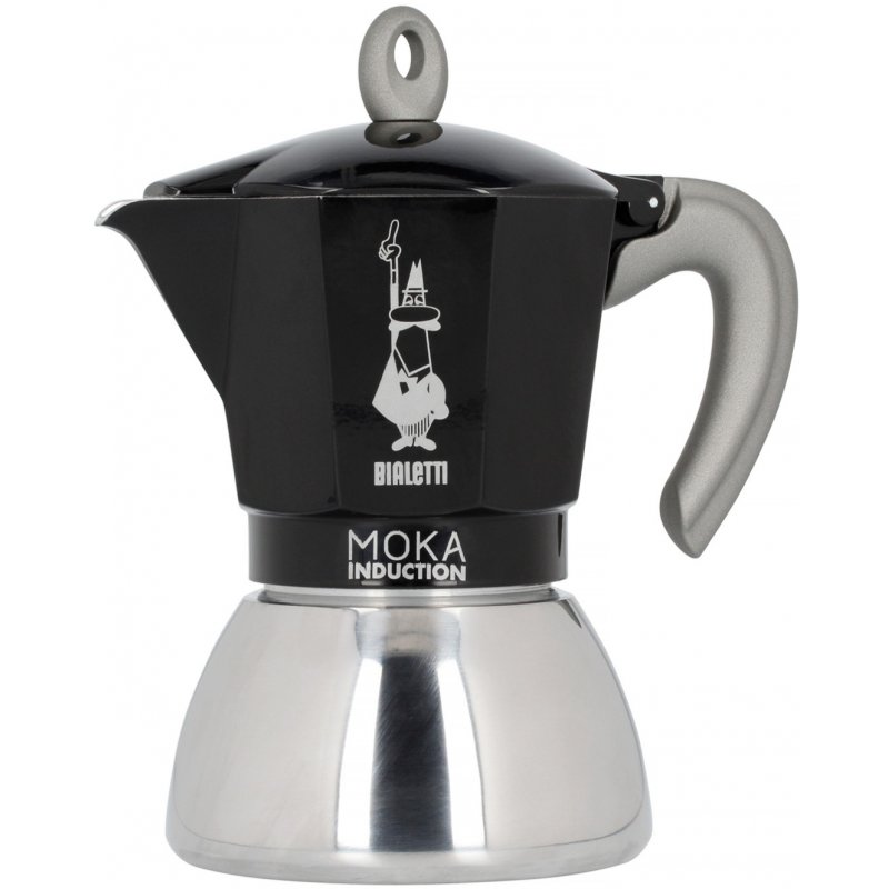 Bialetti Moka Induction Black Stovetop 