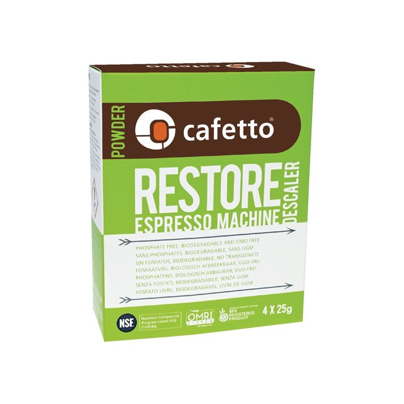Cafetto Restore Organic Descaling Powder Crema