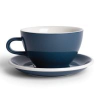 Acme Large Latte 280 ml + soucoupe 15 cm, Whale Blue