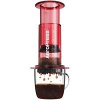 AeroPress Clear Coffee Maker, Red