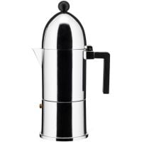 Alessi La Cupola 9095/6BFM Induction Stovetop Espresso Coffee Maker, 6 Cups