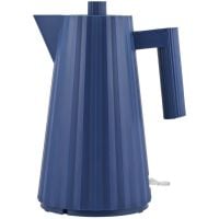 Alessi MDL06 Plissé Bouilloire Électrique, 1,7 l, bleu