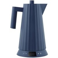 Alessi MDL21 Plissé Water Kettle With Temperature Adjustment 1,7 l, Blue