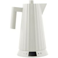 Alessi MDL21 Plissé Water Kettle With Temperature Adjustment 1,7 l, White