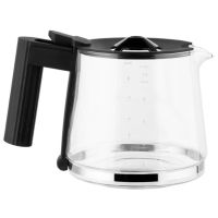 Alessi Glass Jug For MDL14 Plissé Coffee Maker, Black