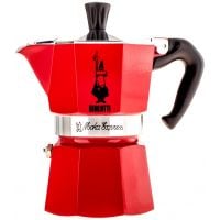 Bialetti Moka Express cafetière italienne 3 tasses, rouge