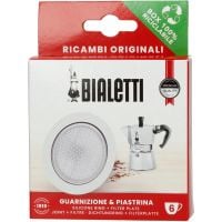 Bialetti junta de repuesto y filtro para Moka Express y Moka Induction de 6 tazas