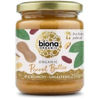 Biona Peanut Butter Crunchy Unsalted 250 g