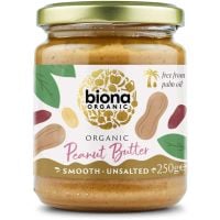 Biona Peanut Butter Smooth Unsalted 250 g