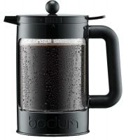 Bodum Bean Set cafetera para café cold brew, 12 tazas 1500 ml, Negro