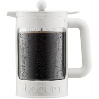 Bodum Bean Set Cold Brew 12 tasses cafetière à infusion froide 1500 ml, blanc