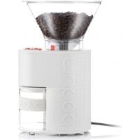 Bodum Bistro Electric Burr Coffee Grinder, White