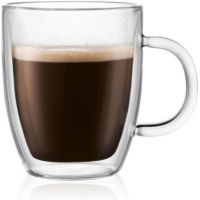 Bodum Bistro taza de vidrio de doble pared 300 ml, 2 uds.