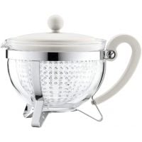 Bodum Chambord Théière 1,0 l, blanc