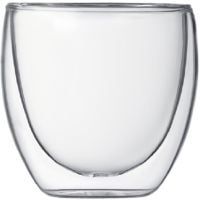 Bodum Pavina Double Wall Glass 80 ml, 2 pcs