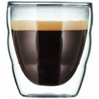 Bodum Pilatus vaso doble pared 80 ml, 2 uds.