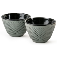 Bredemeijer Xilin tasses à thé en fonte 100 ml, 2 pcs, vert clair