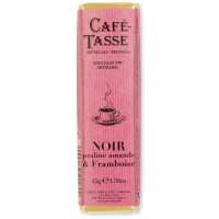 Café-Tasse Dark Chocolate Raspberry & Almond Praline 45 g