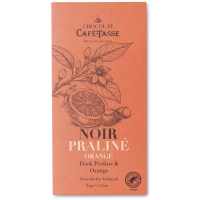 Café-Tasse Dark Chocolate with Orange Praline 95 g