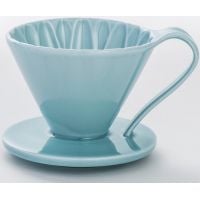 CAFEC Arita Ware Flower Dripper 1 taza, azul