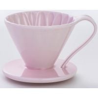 CAFEC Arita Ware Flower Dripper 1 taza, rosa