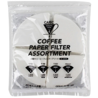 CAFEC 4P 4 Cup Paper Filter Assortment, 4 x 40 pcs