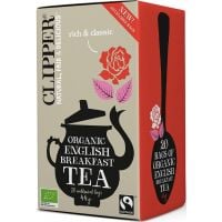 Clipper Organic English Breakfast Tea 20 bolsas de té