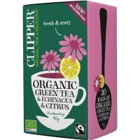 Clipper Organic Green Tea & Echinacea & Citrus 20 sachets