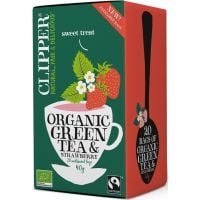 Clipper Organic Green Tea & Strawberry 20 sachets