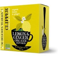 Clipper Organic Lemon & Ginger Infusion, 50 sachets