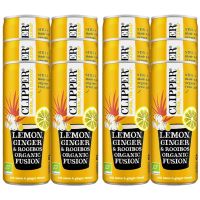 Clipper Lemon, Ginger & Rooibos Organic Fusion 250 ml - 12-Pack