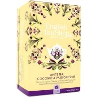 English Tea Shop Organic White Tea, Coconut & Passion Fruit, 20 Tea Bags