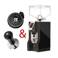 Eureka Mignon Specialità 16CR Black + King Size Dial + Extra Light Tamper 58 mm