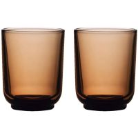 Fellow Pirch latteglazen 2 x 325 ml, amber