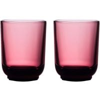Fellow Pirch Latte Set Of 2 Glasses 325 ml, Garnet