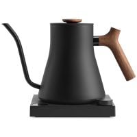 Fellow Stagg EKG Pro Electric Variable Temperature Kettle 900 ml, Matte Black(Walnut Handle