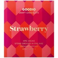 Goodio Strawberry Organic Chocolate 49%, 48 g