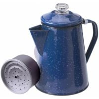 GSI Outdoors Percolateur en émail 8 tasses, Bleu