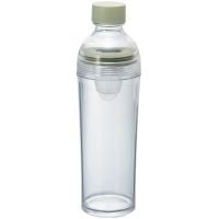 Hario Filter-in Portable Cold Brew botella para té 400 ml, verde ahumado
