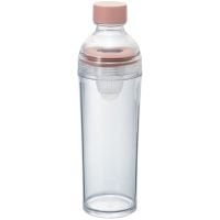 Hario Filter-in Portable Cold Brew botella para té 400 ml, rosa ahumado