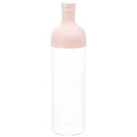 Hario Filter-In Bottle Cold Brewed Tea 750 ml, Smokey Pink