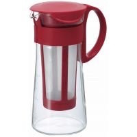 Hario Mizudashi Coffee Pot for Cold Brew 600 ml, red
