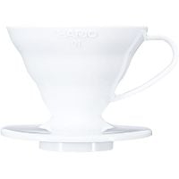 Hario V60 Dripper Size 01, White Plastic