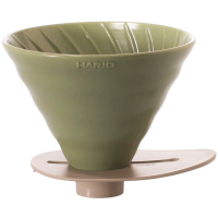 Hario V60 Switch & Match Ceramic Dripper Size 03, Oil Green