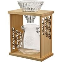 Hario V60 AYA Drip Stand Set, Natural