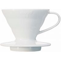 Hario V60 Ceramic Coffee Dripper Size 01, White